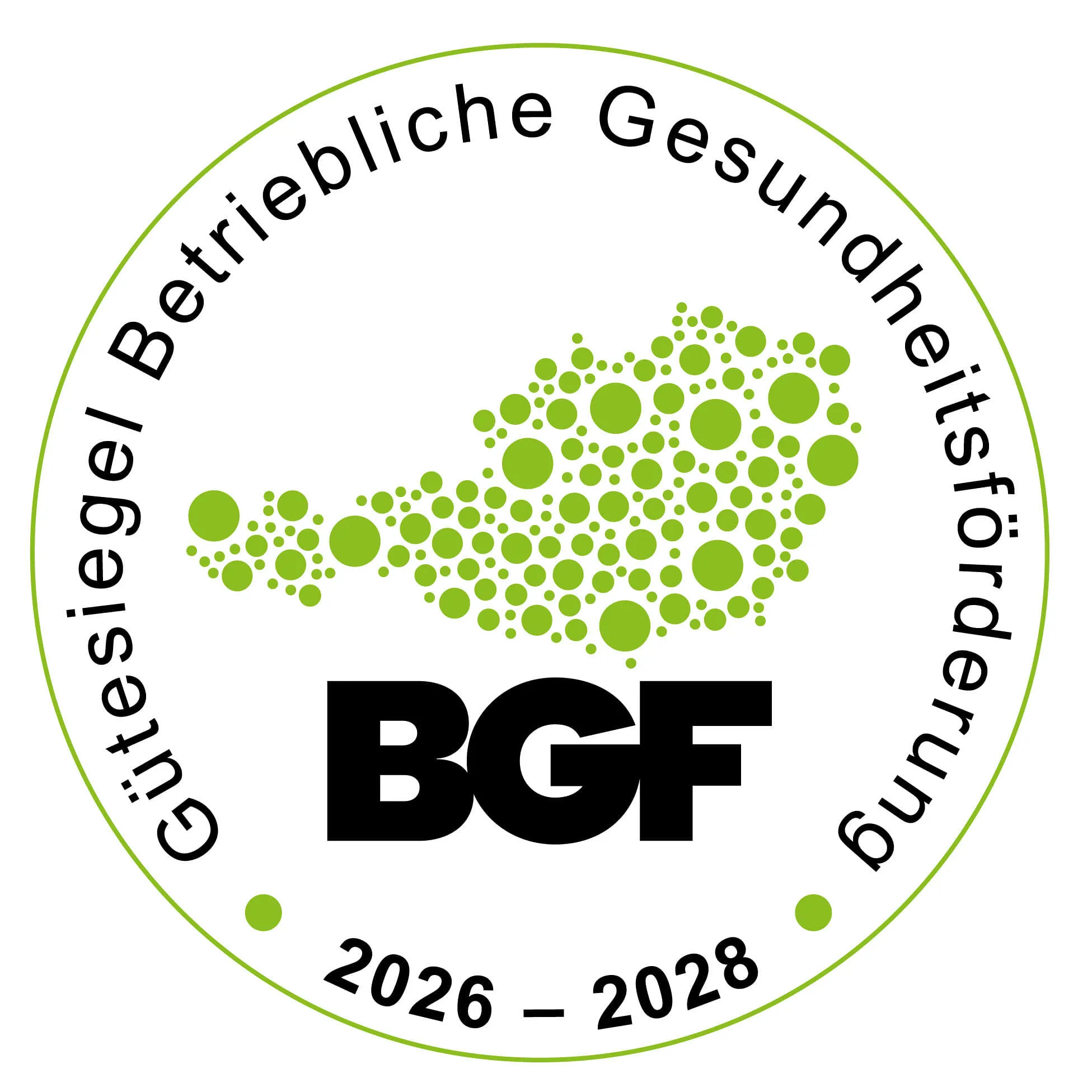 BGF Gütezeichen – Betriebliche Gesundheitsförderung